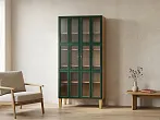 Шкаф двухстворчатый "Андерсен (Andersen)" с рифлеными стеклами арт AN12 №0