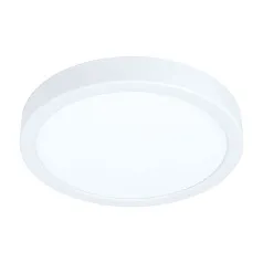 99226 Светодиодный накладной светильник FUEVA 5, 17W (LED), ?210, H28, 2100lm, 4000K, сталь, белый в интерьере