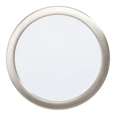 99139 Светодиодный встраиваемый светильник FUEVA 5, 17W (LED), ?216, ET26, 2000lm, 3000K, сталь, никель на заказ в интернет-магазине