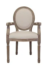 купить красивые Мягкий стул с подлокотниками Volker Arm Beige