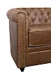 Кожаный диван лофт Karo Brown leather 2S №4