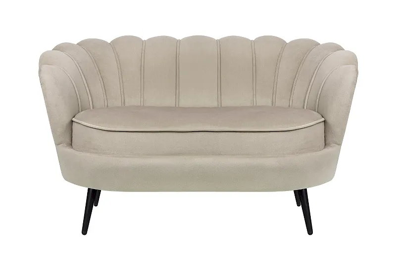 Дизайнерский диван Pearl Double Taupe на черных ножках в Москве Дизайнерский диван Pearl Double Taupe на черных ножках
