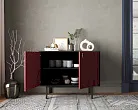 Комод с двумя дверками "Эмерсон (Emerson)" арт EM02/red/L №1