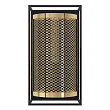 43789 Бра (настенный светильник) NOHALES, 1X40W (E27), H320, сталь, черный, латунь №3