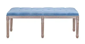 фото Оттоманка Kina Middle Light Blue в интерьере