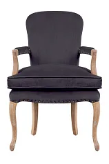 стильное Мягкое полукресло с подлокотниками Anver Oak Black