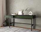 Консоль с двумя ящиками "Эмерсон (Emerson)" арт EM22/green/L №1