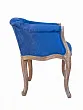 Низкое кресло ретро Kandy Blue №1