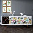 Комод "Бербер (Berber)" удлиненный с бутылочницей арт BB15/Print_03 №0