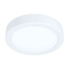 купить красивые 99215 Светодиодный накладной светильник FUEVA 5, 10,5W (LED), ?160, H28, 1200lm, 3000K, сталь, белый/п в интернет-магазине