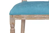Стул с круглой спинкой Volker Oak Light Blue №6