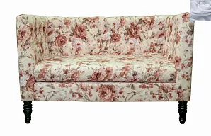 заказать Диван Rose Flower в современном стиле серый в интернет-магазине