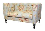 Диван Rose в современном стиле красный №1