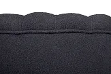 Низкое кресло ракушка Pearl Black Boucle №4