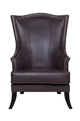 фото Кожаное кресло каминное Chester Leather в интерьере в Москве