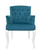 Классическое кресло Deron Blue and White №0