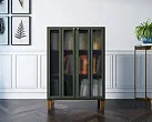 Шкаф-буфет "Андерсен (Andersen)" малый с рифлеными стеклами арт AN18/1 №5