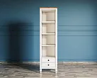 Узкий стеллаж "Одри (Odri)" с ящиками в стиле Прованс арт od2130L №1