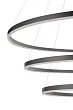 Люстра Orblaze 3 rings 600 black №6