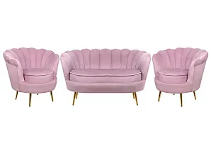 купить Комплект кресел и дивана ракушка Pearl Double Pink