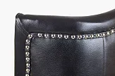 Кожаное кресло каминное Chester Black Leather №5 в Москве