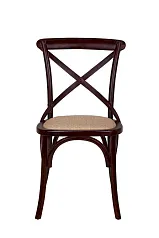 фото Стул Cross Back Chocolate в интерьере