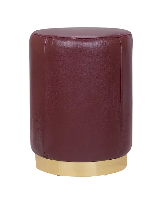 Дизайнерский пуф Topper Brown Leather в Москве Дизайнерский пуф Topper Brown Leather