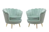 Комплект кресел ракушка Pearl Green №1