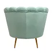 Низкое кресло ракушка Pearl Green №3