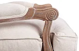 Мягкое полукресло с подлокотниками Niro Rattan Beige №4
