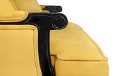 Двухместный дизайнерский диван Brody Double yellow №4 в Москве