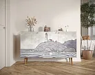 Комод с принтом 51 "Бербер (Berber)"  арт BB01/Print_51 №3