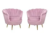 Комплект кресел ракушка Pearl Pink №1