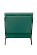 Низкое кресло с деревянными подлокотниками Mody Green V2 цвет зеленый №2