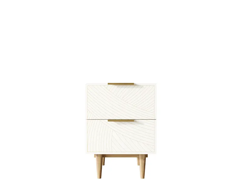 Тумбочка с двумя ящиками "Лайн (Line)" LN07/GR1/beige в Москве Тумбочка с двумя ящиками "Лайн (Line)" LN07/GR1/beige