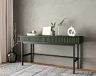 Консоль с двумя ящиками "Эмерсон (Emerson)" арт EM22/green/L №2