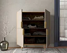 Большой комод с четырьмя дверками "Лайн (Line)" R19/beige №1