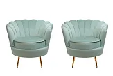 Комплект кресел ракушка Pearl Green №0