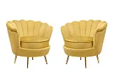 Комплект кресел ракушка Pearl Yellow №1