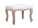 Дизайнерская банкетка Kina Velvet Beige №1