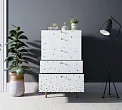 Комод высокий "Бербер (Berber)" принт 15 арт BB10/Print_15 №1