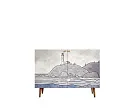 Комод с принтом 51 "Бербер (Berber)" две дверки арт BB04/Print_51 №0