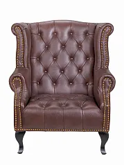 Каминное кожаное кресло Royal Brown