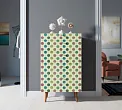 Комод высокий "Бербер (Berber)" принт 24 арт BB10/Print_24 №0