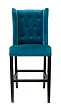 Дизайнерский барный стул Skipton Blue Velvet №0