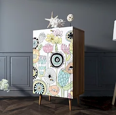 Комод высокий "Бербер (Berber)" арт BB10/Print_03 в интернет-магазине