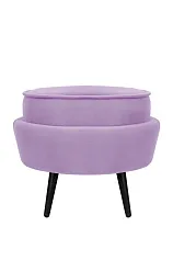 купить Пуф Pearl Adorn Purple на черных ножках