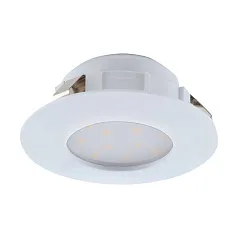 заказать 95817 Светодиодный встраиваемый светильник PINEDA, 1х4,9W(LED), ?78, IP44, пластик, белый в интернет-магазине