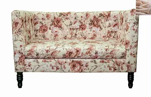красивый Диван прованс Rose Flower бежевый