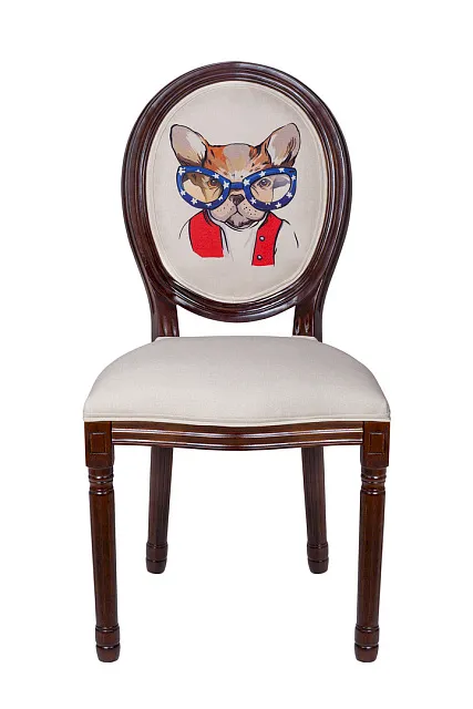 Стул Volker Bulldog Print в Москве Стул Volker Bulldog Print